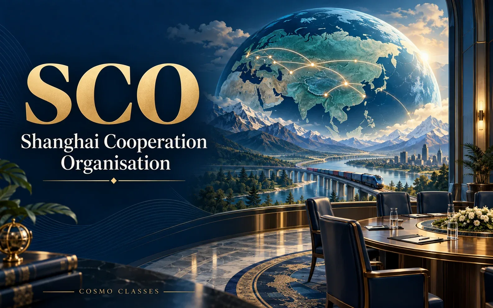 SCO, यूरेशियाई संपर्क और बहुपक्षीय संवाद का चित्रण