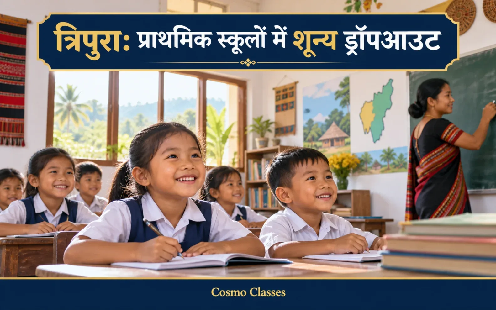 त्रिपुरा में प्राथमिक स्कूलों का ड्रॉपआउट शून्य: उपलब्धि का सही अर्थ और आगे की चुनौती — सांकेतिक चित्र