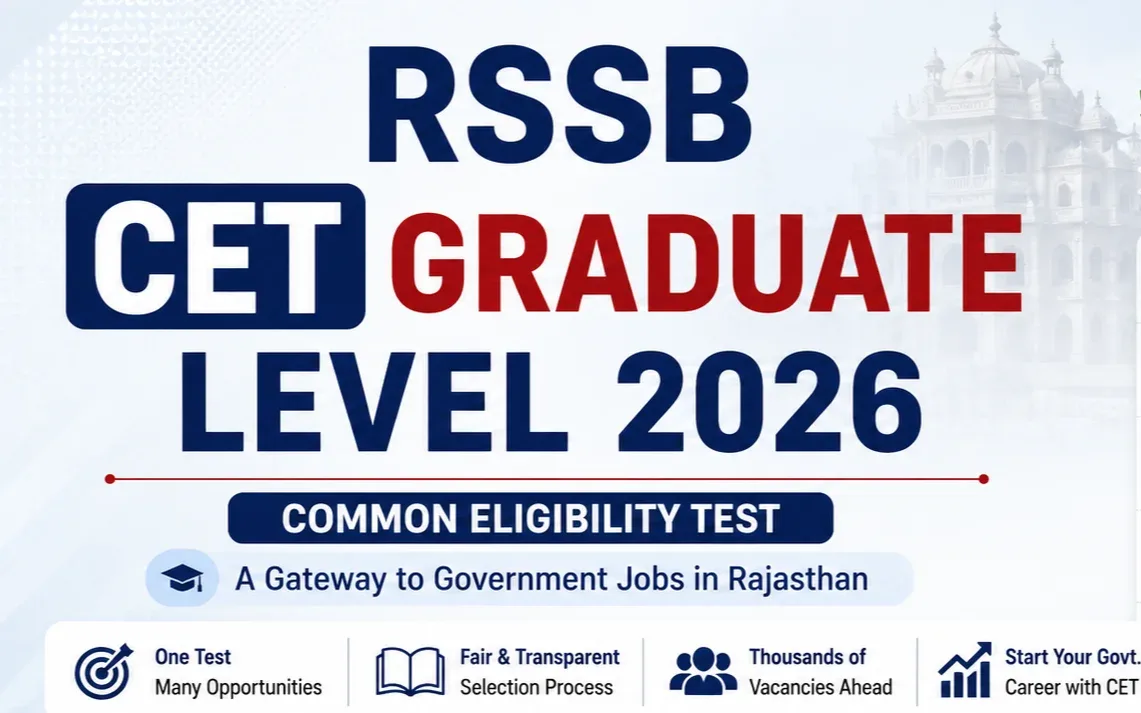 RSSB CET Graduate Level 2026: Notification, Dates, Fee, Eligibility & How to Apply