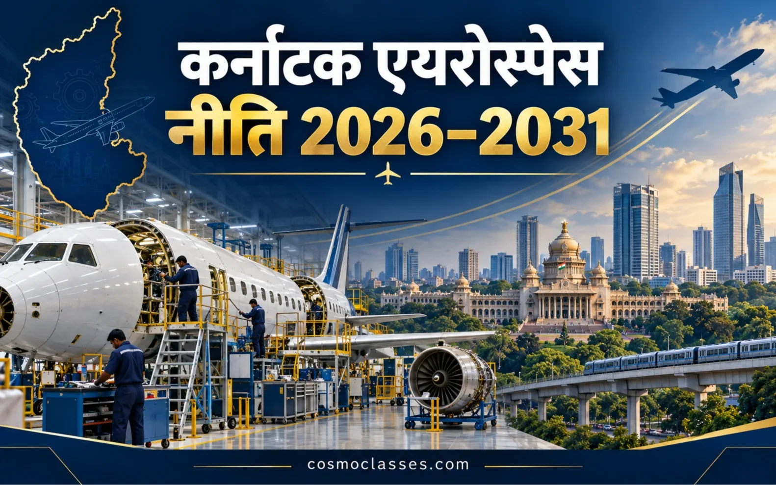 कर्नाटक एयरोस्पेस नीति 2026–2031: ₹60,000 करोड़ निवेश लक्ष्य और नए अवसर — सांकेतिक चित्र