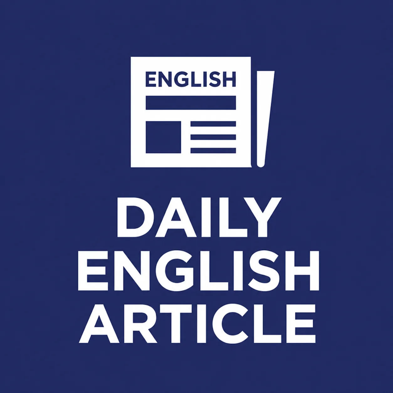 Daily English Article