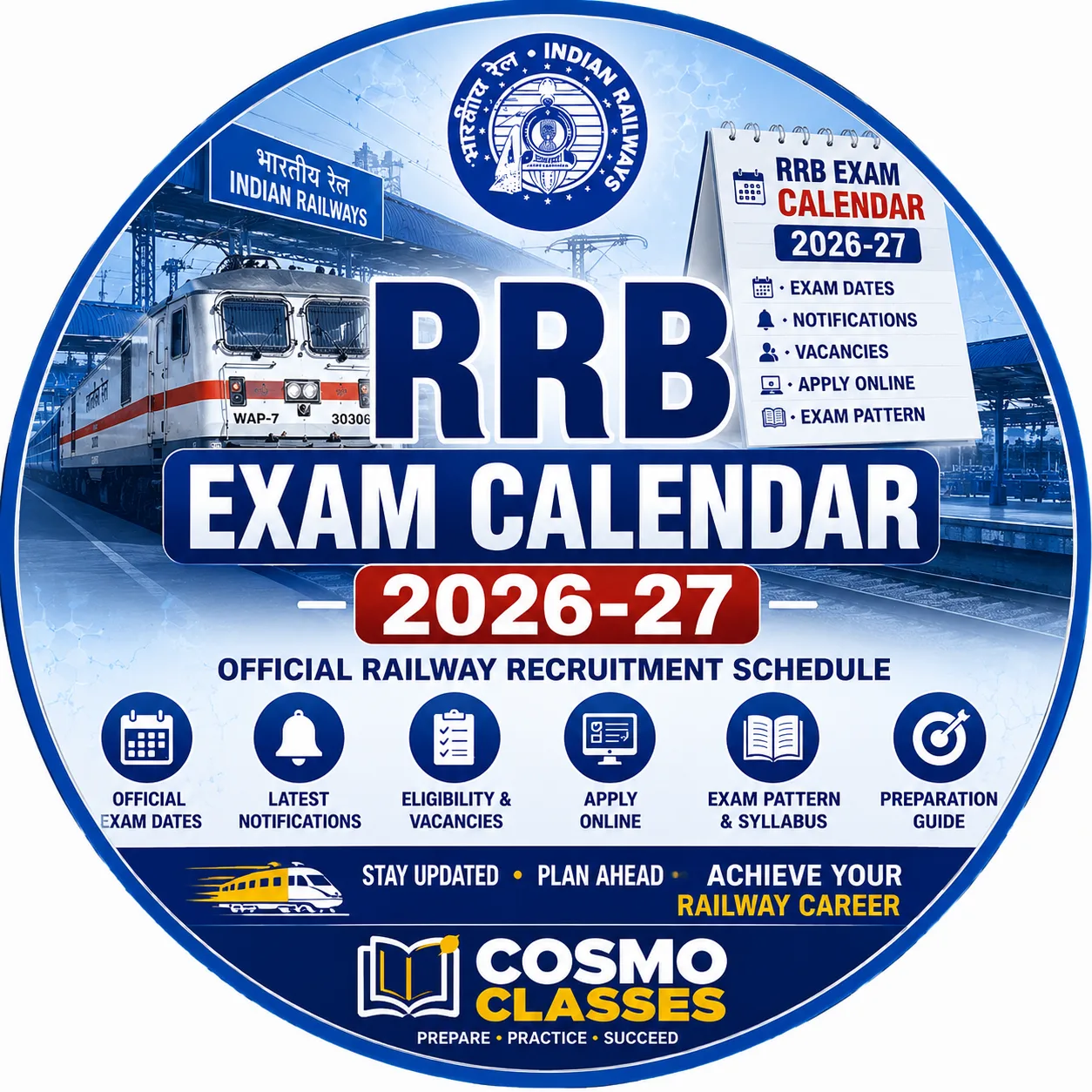 RRB Exam Calendar 2026-27: Railway Recruitment Schedule, Exam Dates & Notification Guide